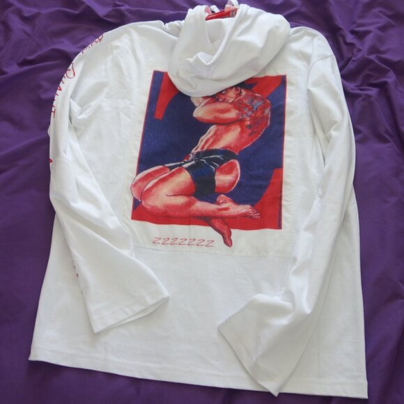 Diesel Now Quaint...A Quiet Queen Size S Long Sleeve Hoody T-Shirt *New w/ Tags* - Picture 14 of 16